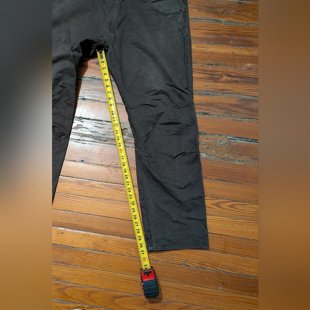 lot 2 pair Kuhl RYDR Vintage Patina Dye HIking Outdoor Pants 38 x 32 brown olive - Picture 11 of 16